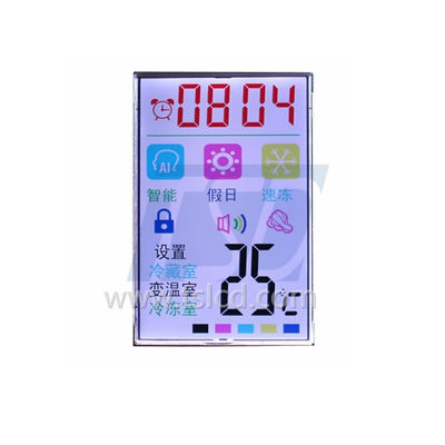 ODM Customized LCD Screen seven segment  Monochrome For Temperature Gun