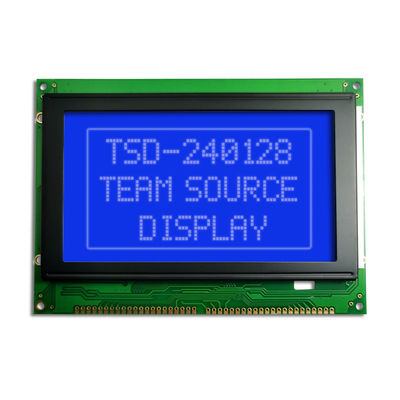 240X128 STN Yellow Blue Positive COB Graphic Monochrome LCD Screen Display Module